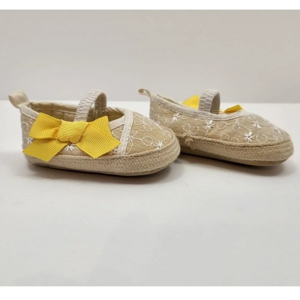 Carter's Just One You - Yellow Summer‎ Shoes, Newborn shoes